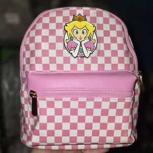 New! Princess Peach Mini Backpack